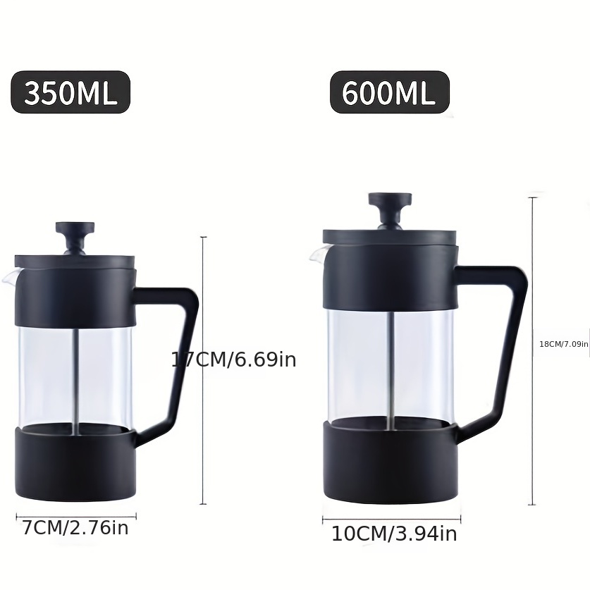 French Press Coffee Tea Maker Large Capacity 304 Stainless - Temu
