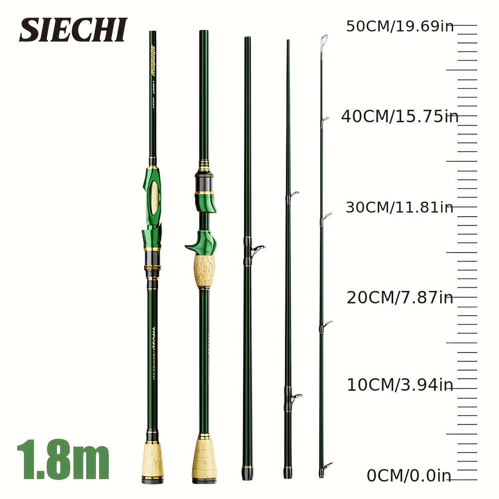 Lightweight Portable Carbon Fishing Rod Perfect Spinning - Temu Philippines