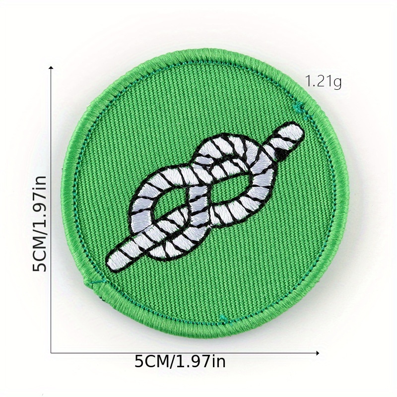 15pcs/set Fun and Colorful Cartoon Badges for Boys' Scout Uniform - Easy to Sew or Iron On Embroidered Patches details 5