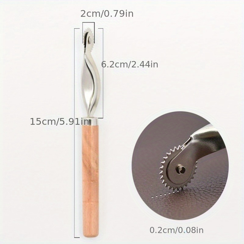 1pc Stainless Steel Leather Carving Tools Swivel Knife Adjustable DIY