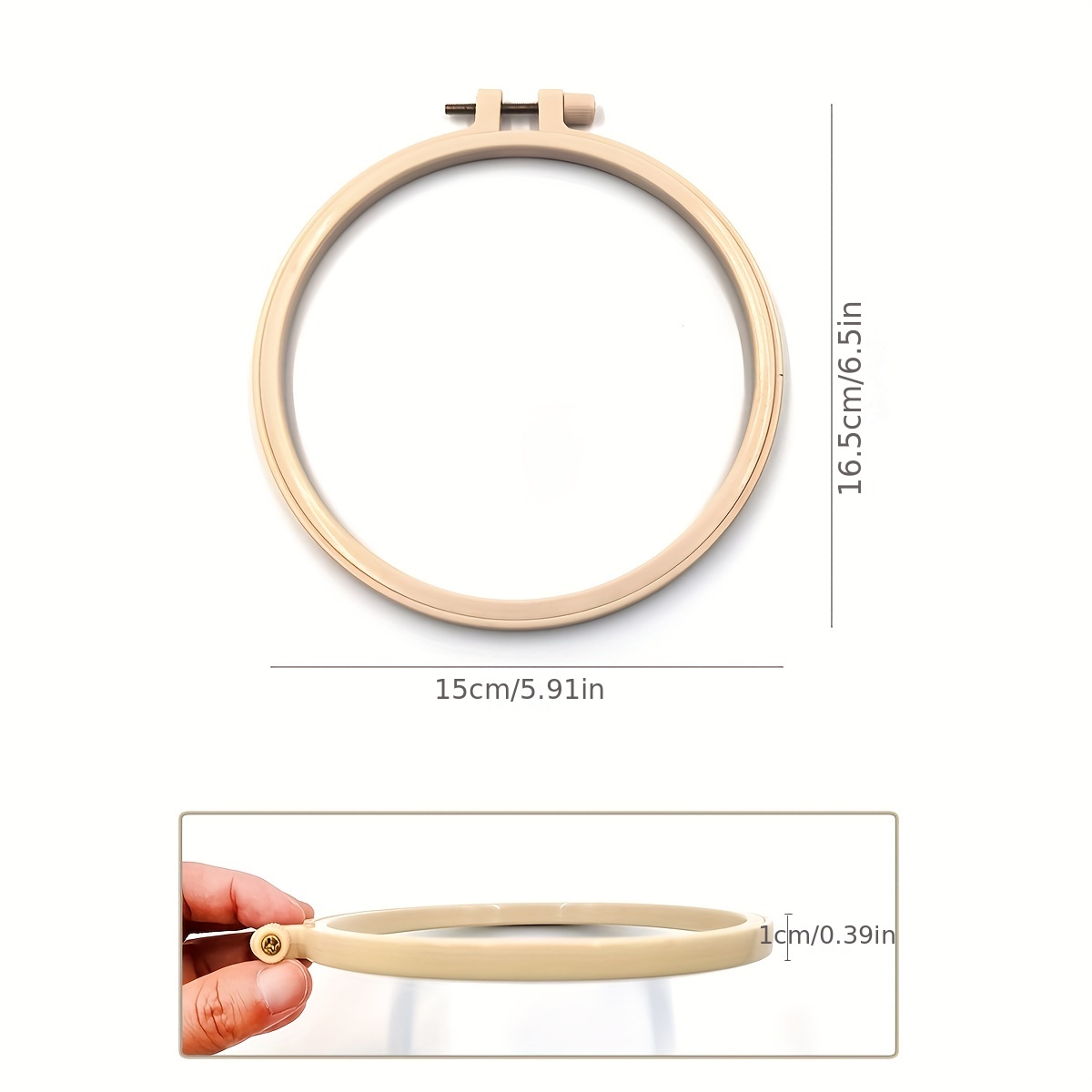 Embroidery Starter Kit Embroidery Circle Wooden Hoops for Crafts