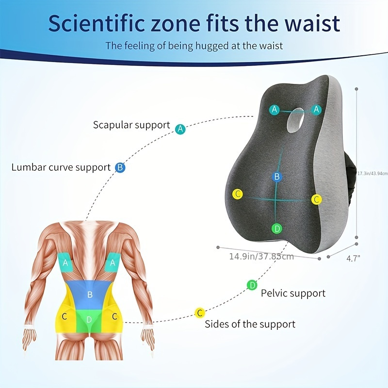 5 Back Support Accessories for Car Seat or Office Chair