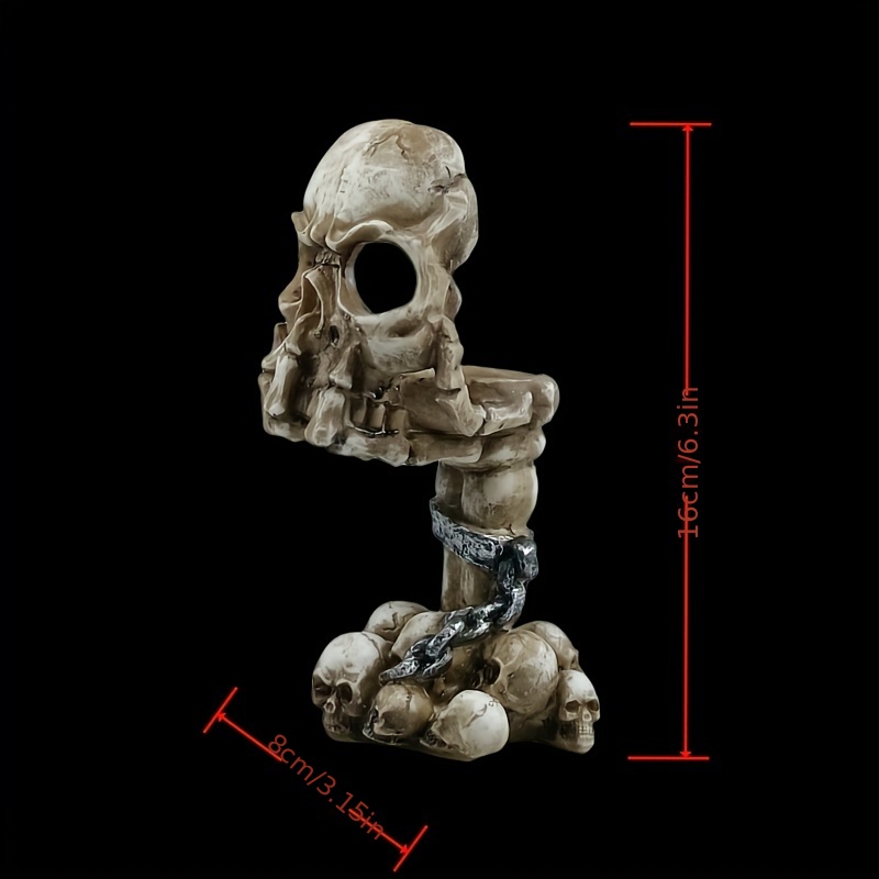 Horror Skeleton Skull Candle Holders Resin Gothic Tea Light Holder Vintage  Decorative Retro Tealight Stand For Halloween Party - AliExpress