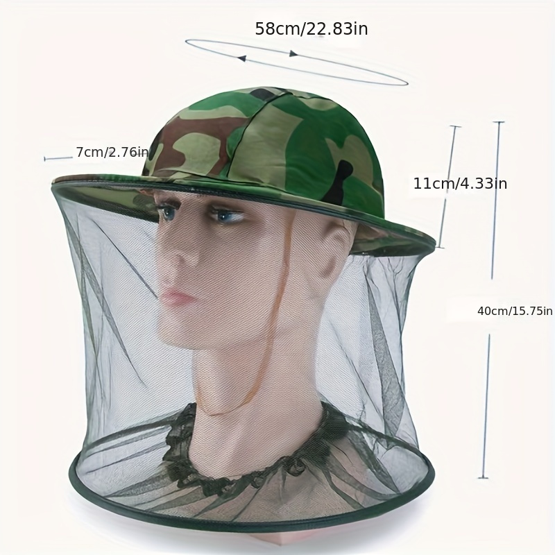 Mosquito And Insect Prevention Gauze Net Fisherman's Hat Bee - Temu  Australia