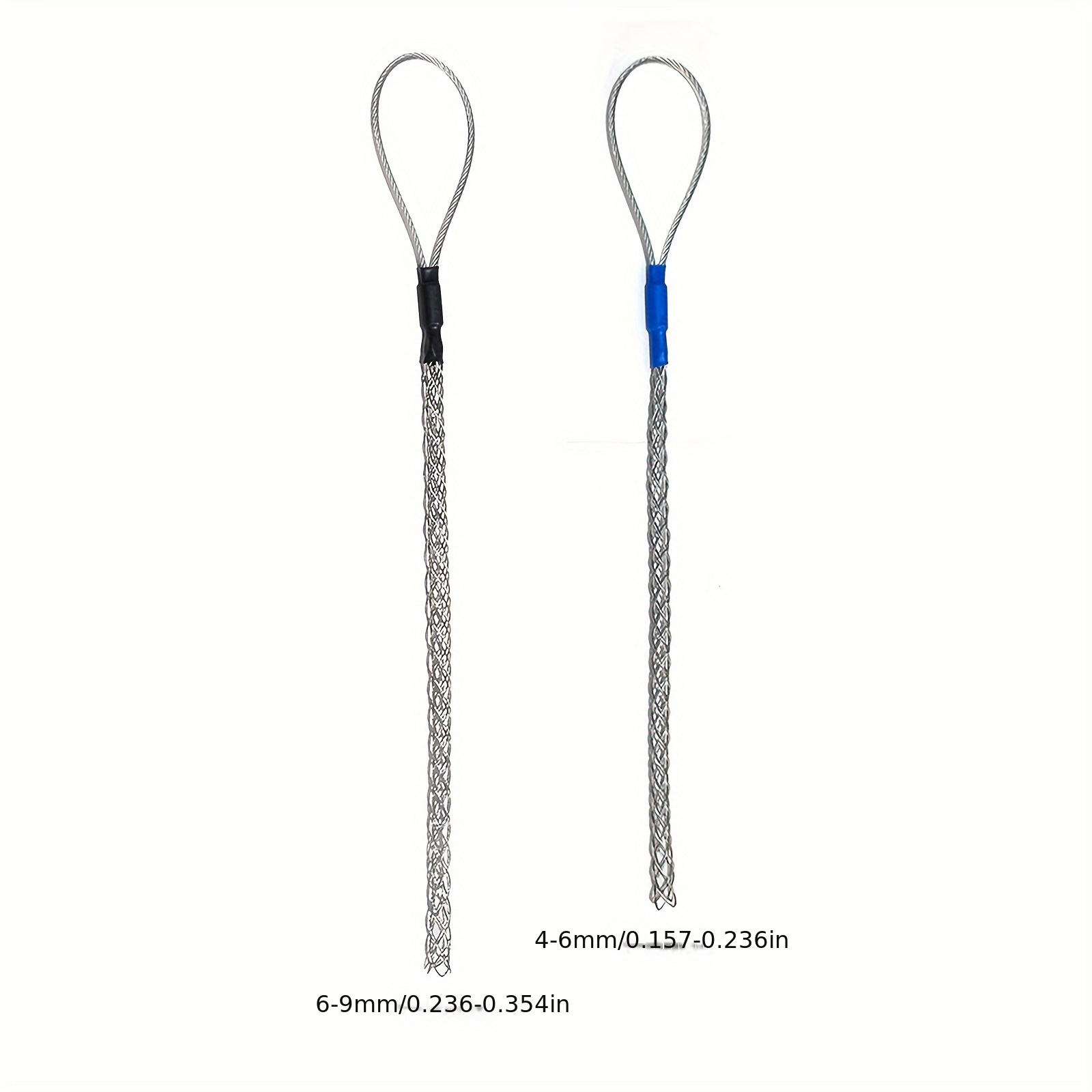 3 Size Cable Pulling Socks Mesh Puller Tools Carbon Steel Accessories Antislip Pipe Conduit Grips Net Cover For 4-12mm