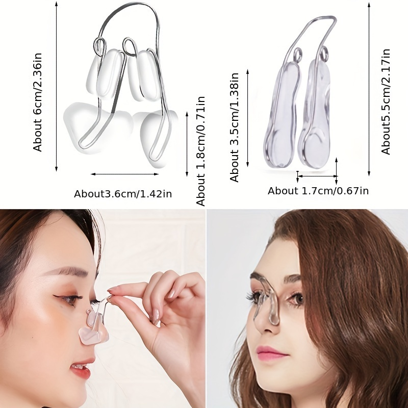 Beaupretty 2 pcs Nose Bridge Booster Nose Bridge Straightener Corrector  Device Nose Lifter and Shaper Clip Nose Higher Clip Nose Shaper Beauty  Supply