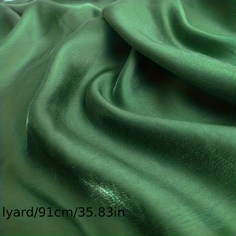 Silk Cloth Green Color On The Fabric Is A Pattern Of Threads Definitely A  Unique Detail This Green Abstract Laminated Silk Fabric Is Worth Seeing!  Smooth Silk Has A Laminated Finish Glossy