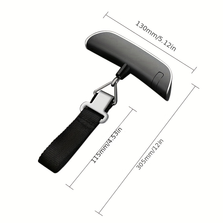 Handheld Portable Digital Luggage Scale With Grip - Travel