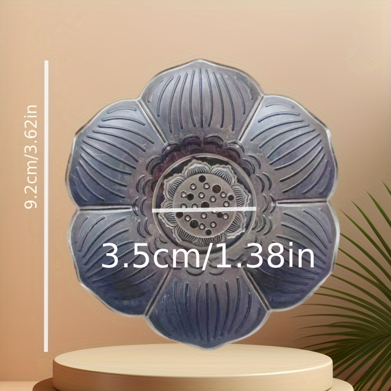 TEMU 1pc Metal Material   Insert - Beautiful Metal For Spa, , And Meditation - Durable Home And Room Decoration, Gift Plate