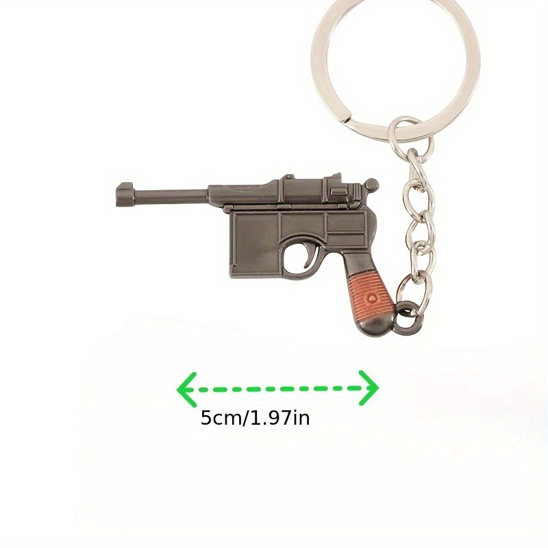 1 шт. миниатюрный ключ для ружья  , ключница в виде оружия из сплава, аксессуар для ключей в виде оружия,   подарок для любителей оружия подробные сведения 2