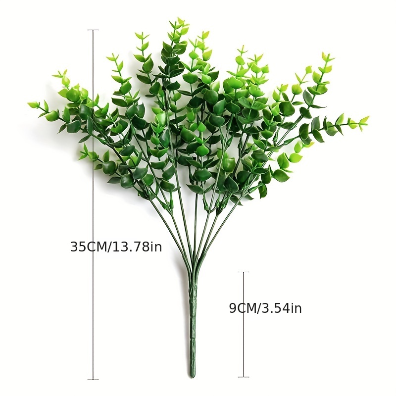 Artificial Simulation Vine Leaves Foliage Plants Fake Plastic Branches  Bushes