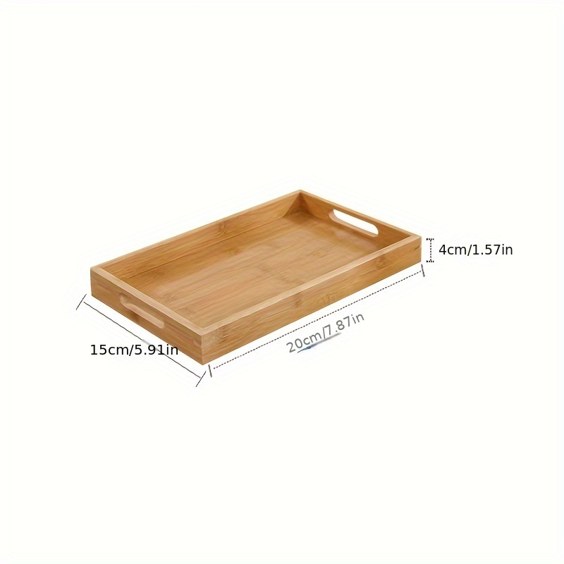 Bathroom Vanity Bamboo Tray Counter Wood Small Bathroom - Temu