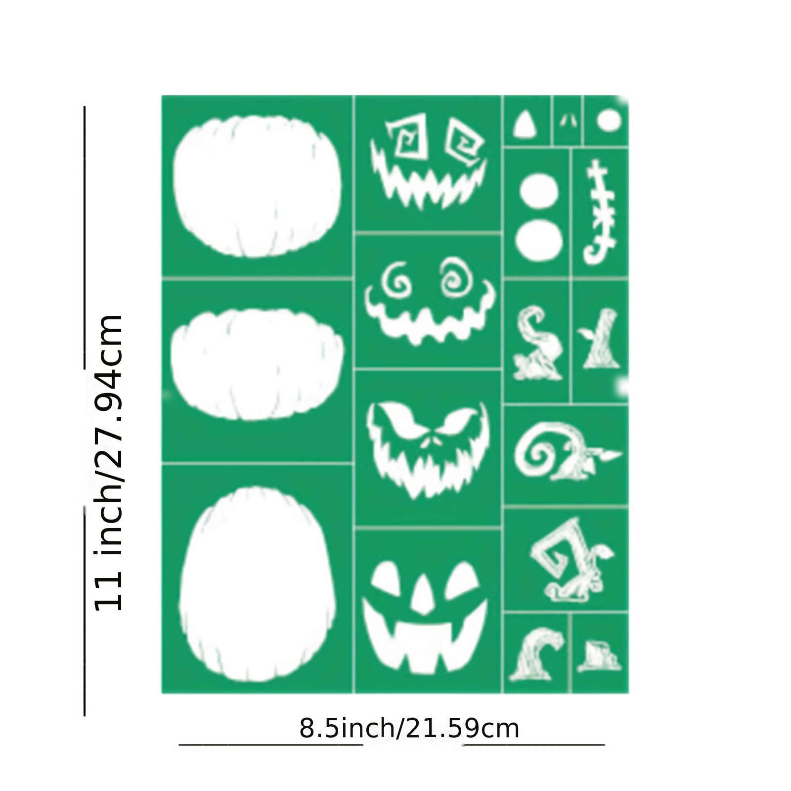 Halloween Silk Screen Stencils Reusable Self-Adhesive Silk Screen