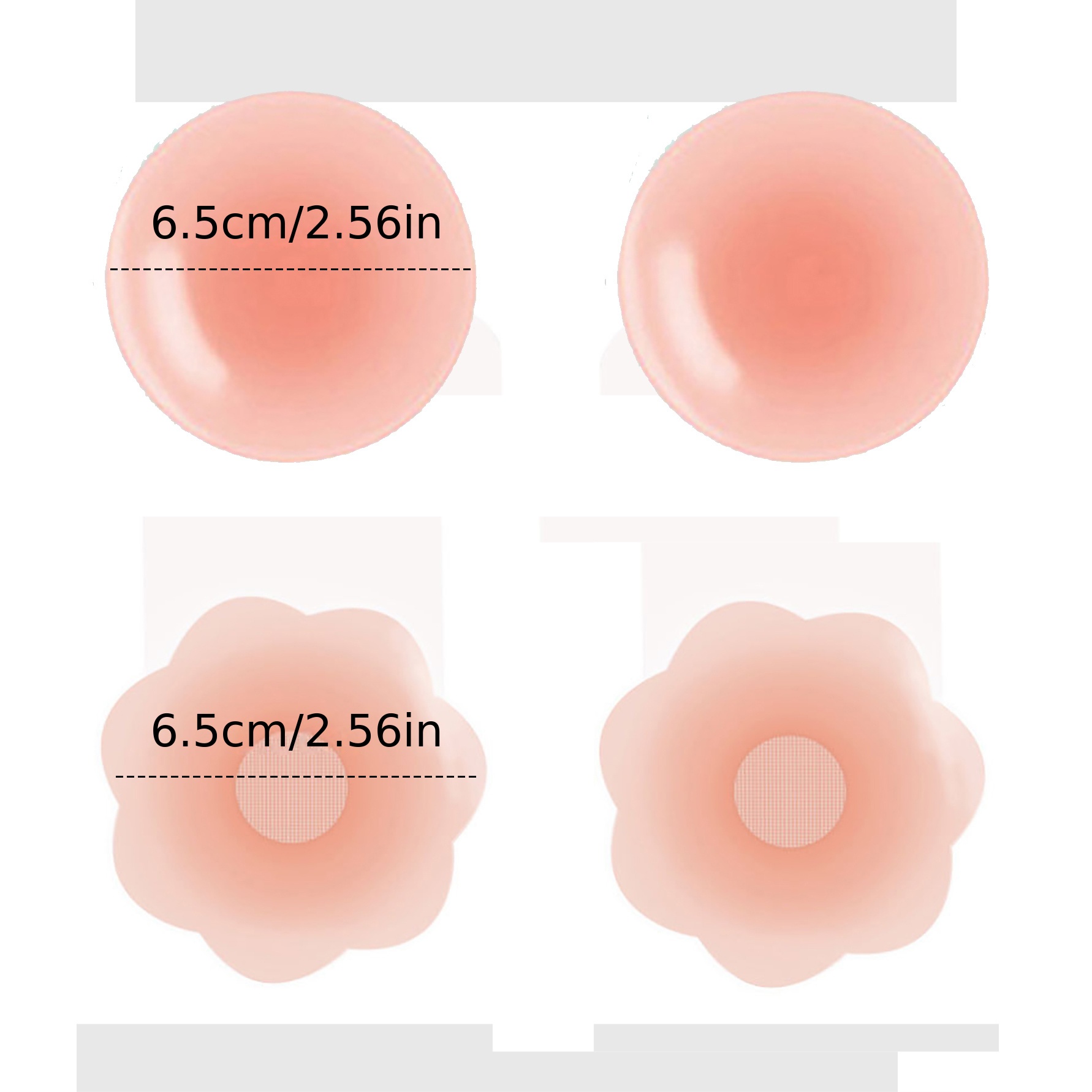 Reusable Nipple Covers Seamless Silicone Self adhesive - Temu Canada
