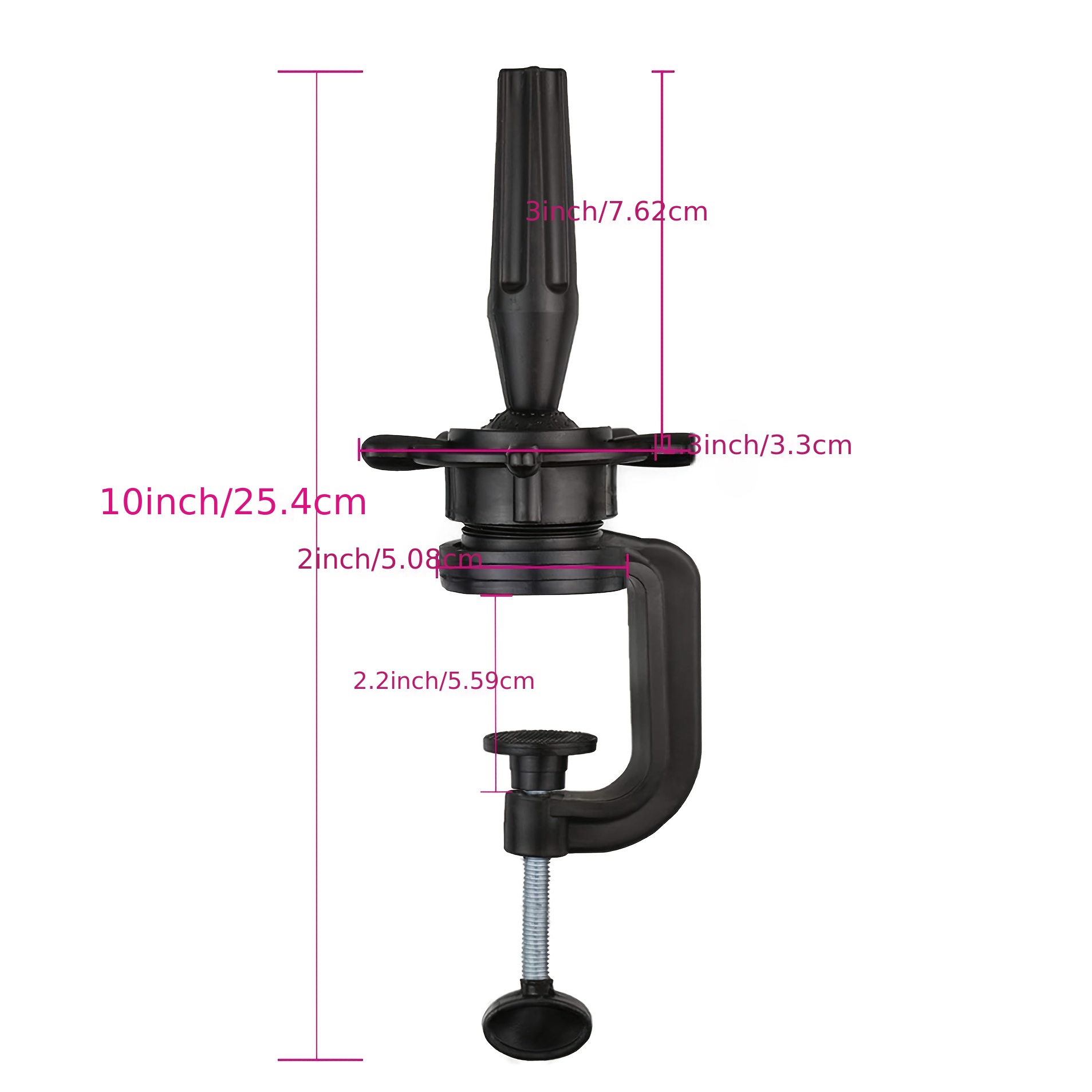 Wig Head Stand Clamp Professional Cosmetology Wig Holder Clamp For  Mannequin Manikin Training