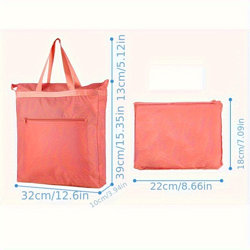 high quality foldable shopping bag lightweight waterproof oxford cloth tote for groceries more details 1