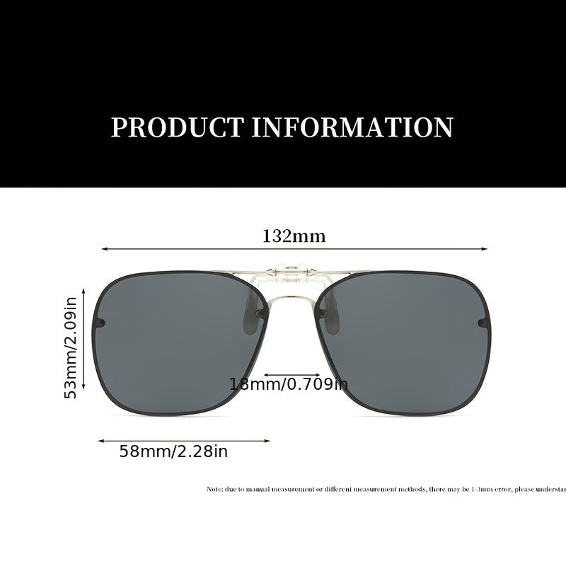 Occhiali Sole Polarizzati Clip Occhiali Guida Fotocromatici - Temu Italy