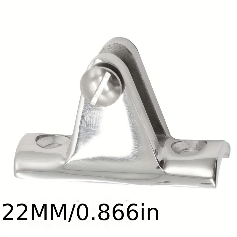 1pc 316 Stainless Steel Marine 90 Concave Base Deck Hinge 7 8