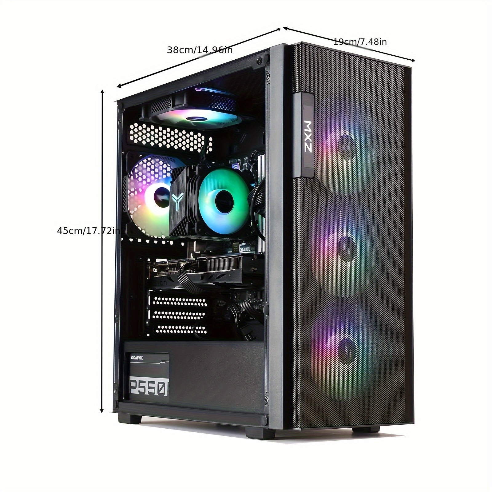mxz gaming pc computer 10th 5 10400f 4.4ghz gtx1660s - Temu