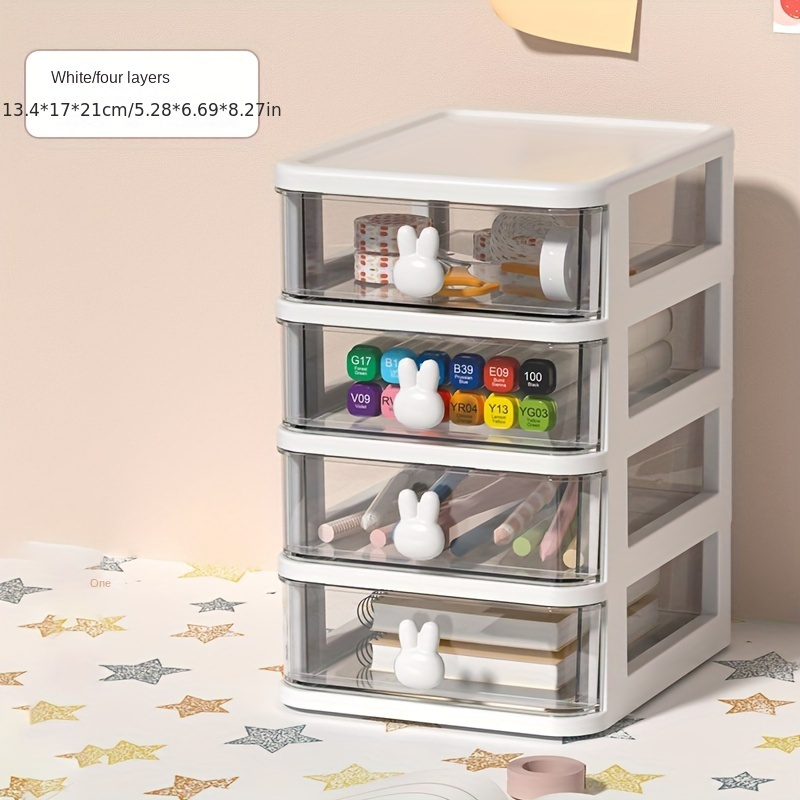 Mini 4-Drawer Desktop Organizer