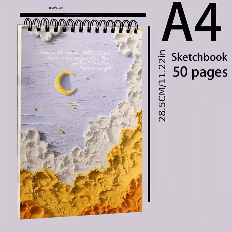A4 Oil Painting Sketchbook Thickened Art Special Student - Temu