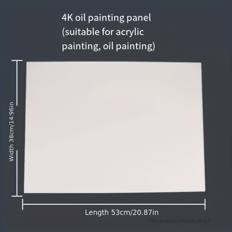 4k/8k Oil Painting Board, Acrylic Painting Board, Small Canvas