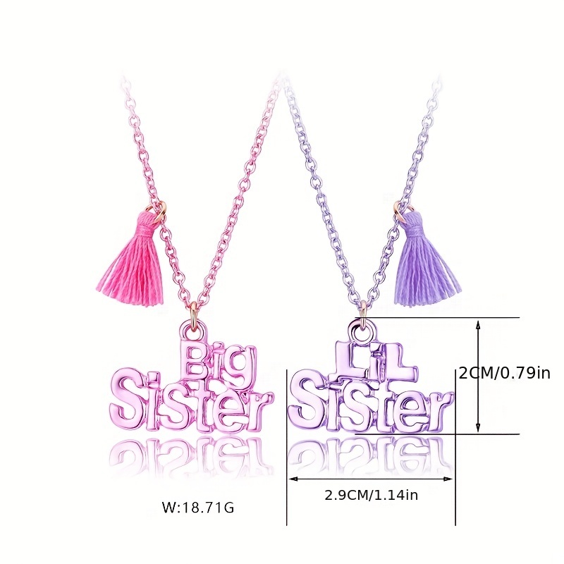 Sister triangle deals necklace