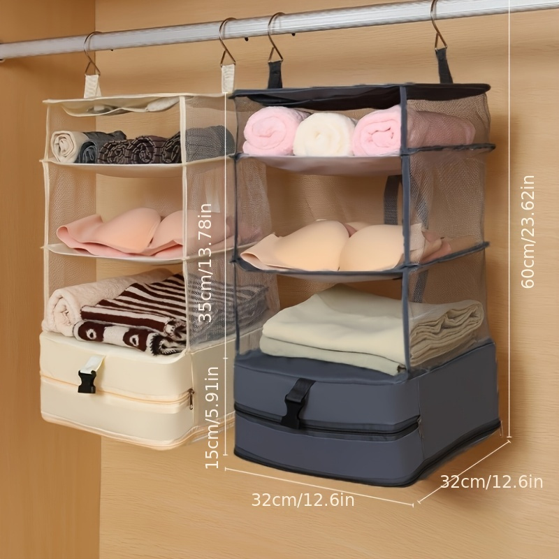 Travel Storage Bag Wardrobe Hanging Multi-Functional Organizer Clothes  Underwear Socks Compression Bags