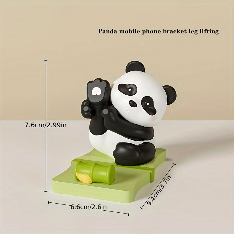 Cute Panda Desktop Bracket: Creative Decoration Mobile Phone - Temu