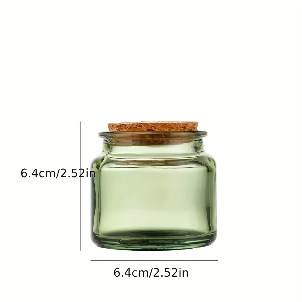 top seller transparent clear candle jars