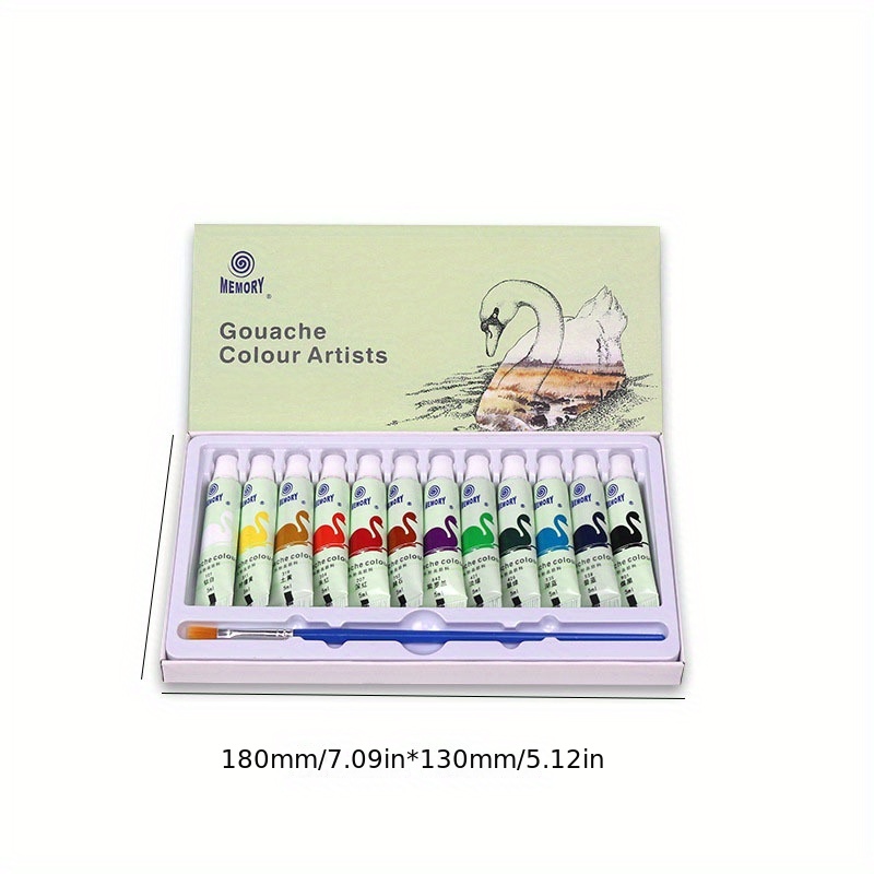 Water Powder Watercolor Painting Paint Set 12 Colors 24 Colors Beginner  Painting Student Creativity