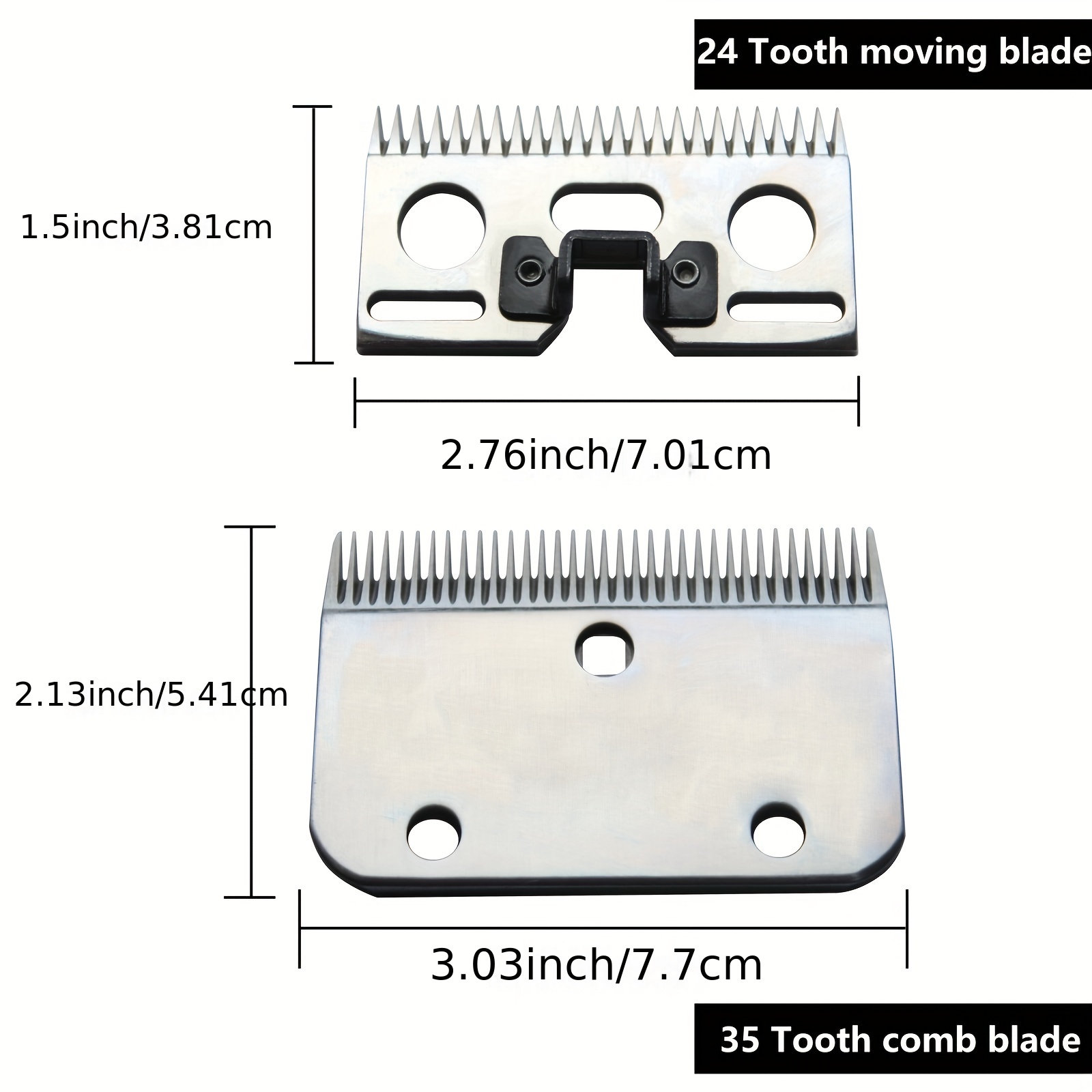 Replacement Beiyuan Blades for MAC400 Horse Clipper