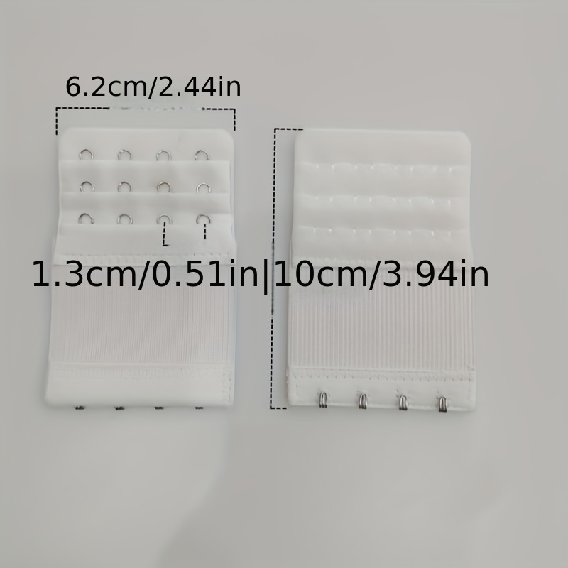 5pcs 4 Hooks Bra Strap Extenders Adjustable Bra Band Buckle Women's Accessories