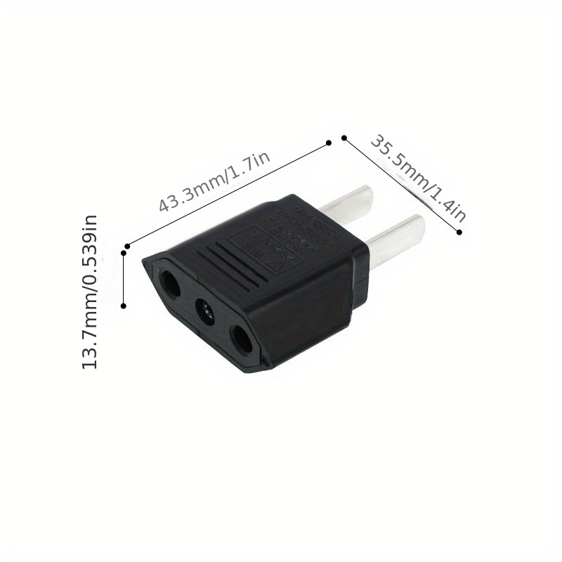 Eu Plug Adapter Socket Us Eu Plug Power Adaptor Converter - Temu