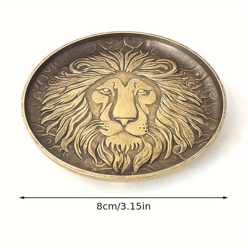 E-shop Legierung Untersetzer Löwe Drache Phönix Hitzeisolierender Untersetzer Kreatives Retro Tee-Set Tassenhalter Zen Teezeremonie Zubehör