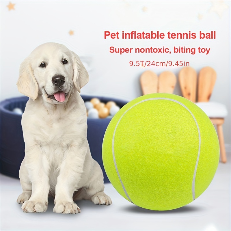 Rubber Sport Dog Toy Dog Training String Bouncy Ball Chew Toy