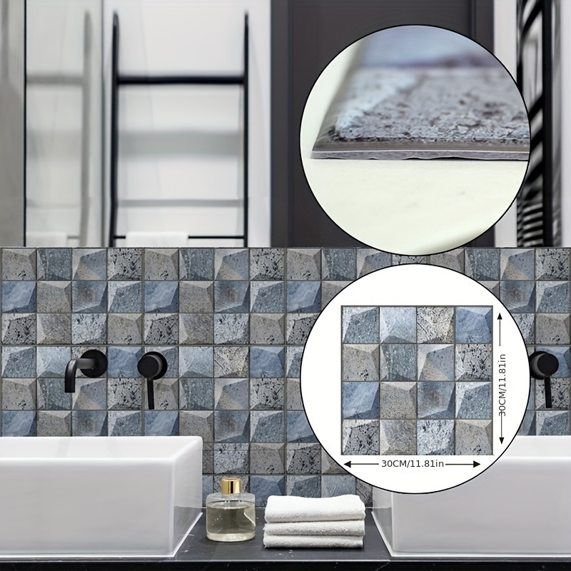 Stone Peel Stick Wall Tiles Stickers 3d Wallpaper Faux Stone Temu
