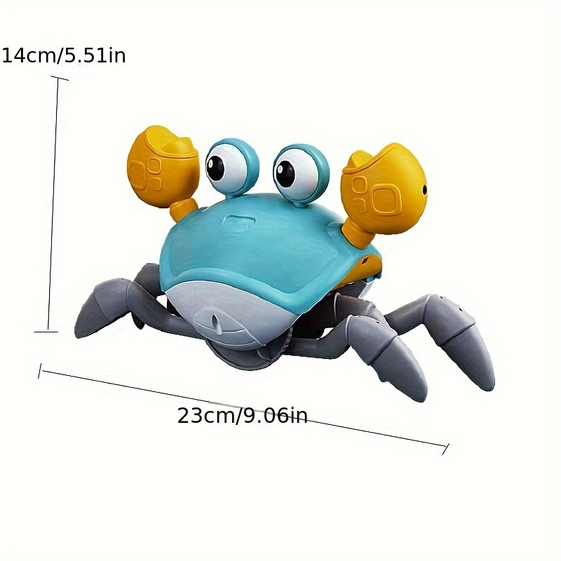 Crawling Crab Design Pet Toys With Music, Interactive Crawling Dog Toy With  Automatically Avoid Obstacles - Temu