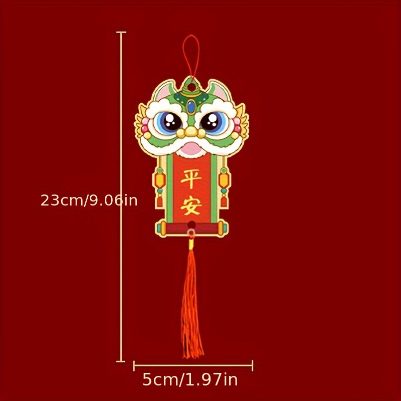 Chinese New Year of the Dragon 2024 Paper Decoration Party Pack