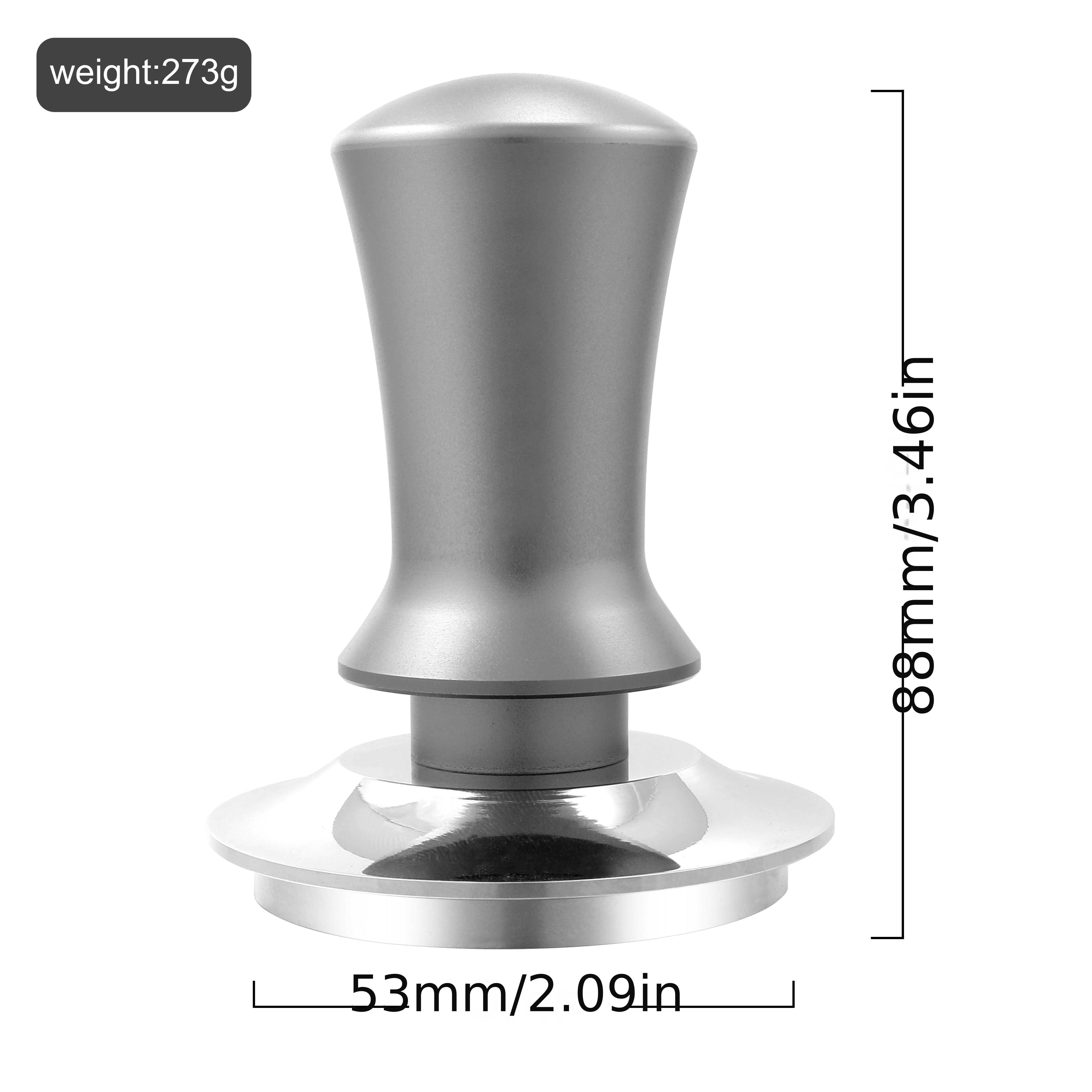 Calibrated Espresso Tamper Premium Barista Espresso Tamper With Calibrated  Spring Loaded, Coffee Tamper With Flat Stainless Steel Base Coffee Tools  Coffee Accessories Black Silvery - Temu