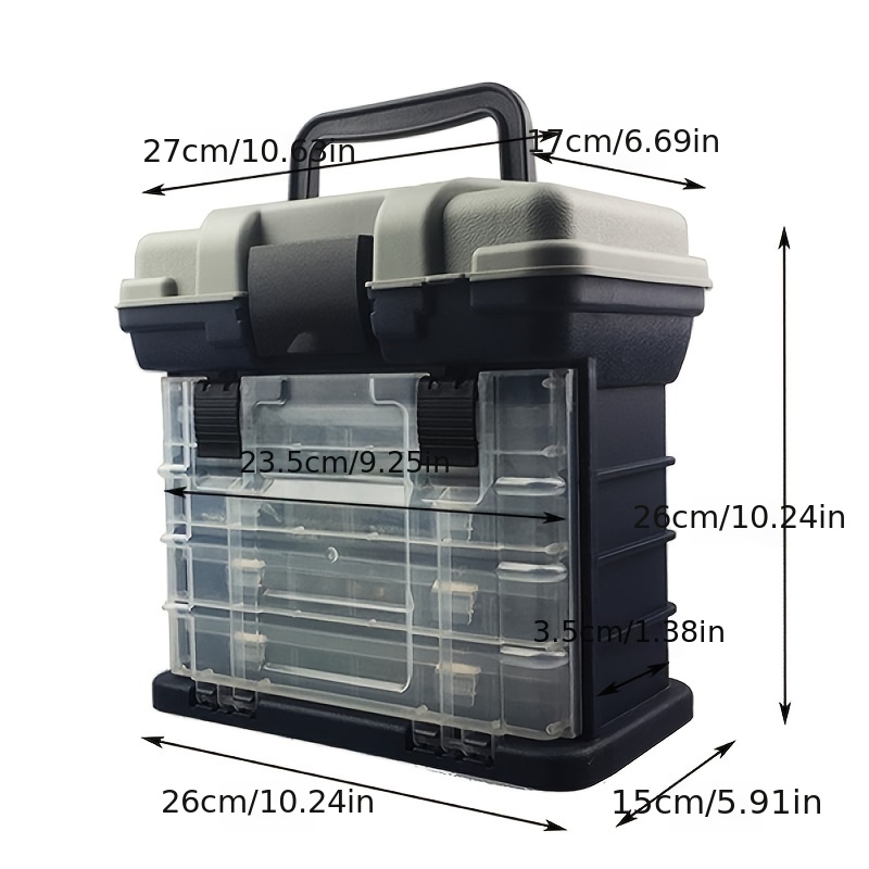 Yosoo Portable 9 Compartments Fishing Tackle Boxes of Fish Lure Spoon Hook  Bait Tackle Waterproof Storage Box Case Holder Container for Freshwater  Fishing Accessories Tool : : Sports & Outdoors
