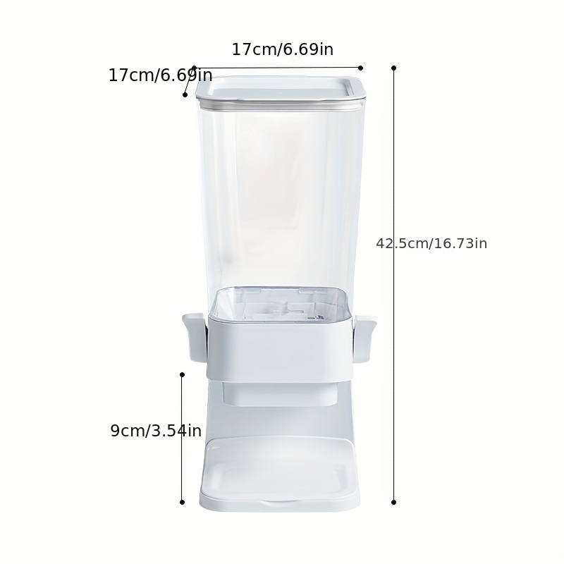 1pc Dry Food Dispenser Cereal Dispenser 5 5l Oatmeal Machine Kitchen  Miscellaneous Grain Storage Tank Oatmeal Dried Fruit Snack Storage Tank  Food Storage Cans Kitchen Accessories, Check Out Today's Deals Now