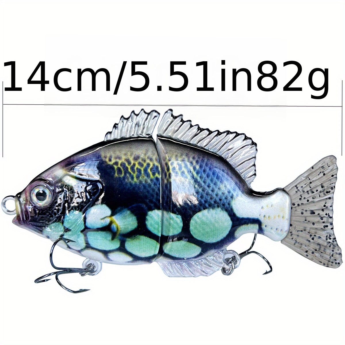 14cm Multi-section Fishing Lure Realistic And Multi Section Design For  Fishing Accessory 7# 