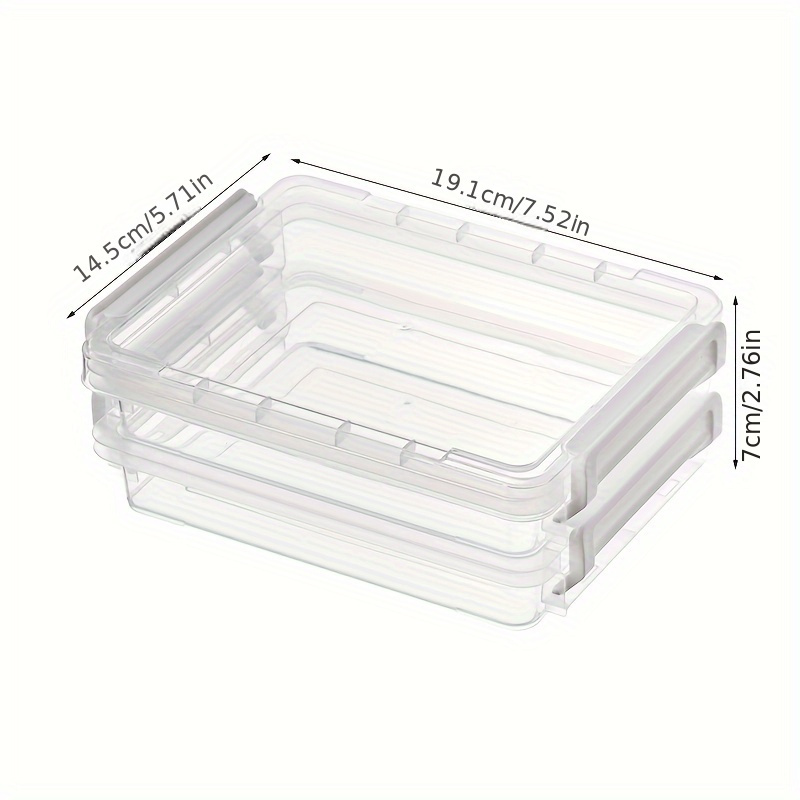 Plastic Waterproof Storage Box With Lids Storage Containers Single