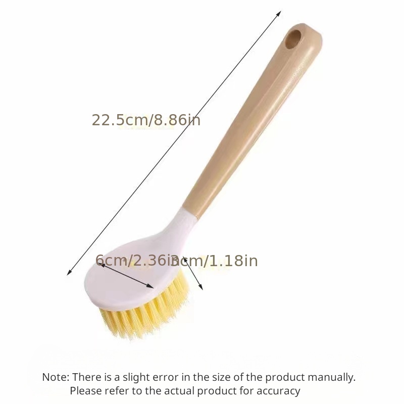 3pcs Soap Dispensing Dish Brush Set, Scrub Brush With 2 Sponge Replacement  Heads, Dish Brush With Handle