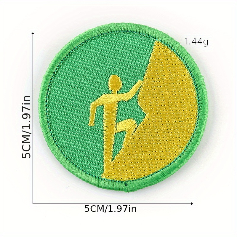 15pcs/set Fun and Colorful Cartoon Badges for Boys' Scout Uniform - Easy to Sew or Iron On Embroidered Patches details 6