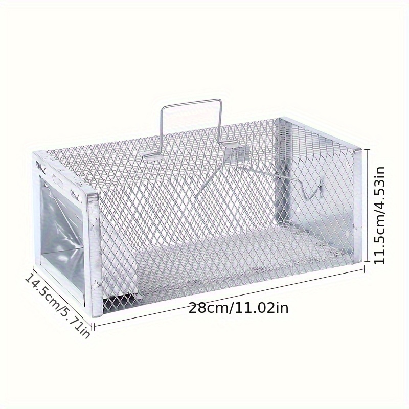 TEMU Reusable - Safe, -to-use Live Rat Cage For Indoor/ Use - For , , Restaurants, Schools &