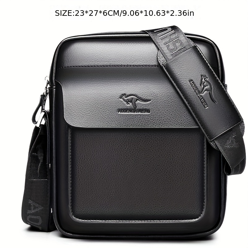 Men' Shoulder Crossbody Bag, Casual Small Backpack With Flap, Multi-functional Men'