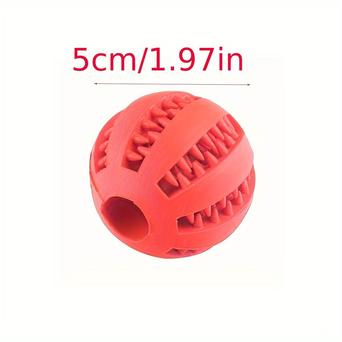 interactive dog chew toy ball durable rubber treat Temu Ireland