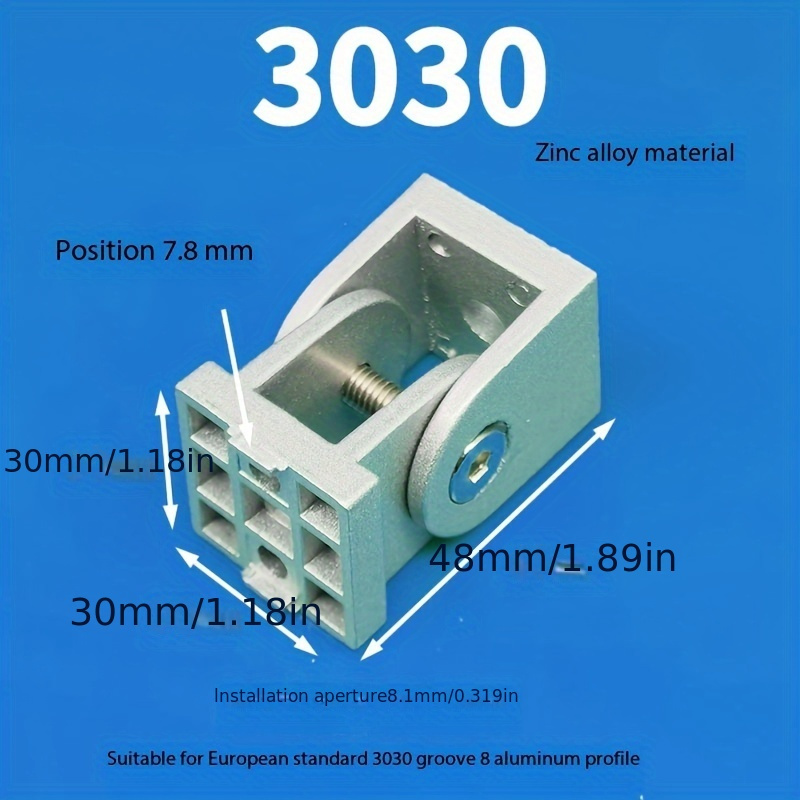 E-shop Aktivscharnier für 2020/3030/4040 Europäische Standard Industrieprofile, Verbinder für jeden Winkel
